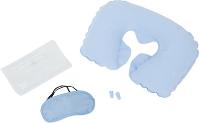 

DealBindaas The Sojourna Travel Set Includes Comfort Form Air Pillow, Sleep Shade And Soft EarPlugs Inflatable Sofa/ Chair(multi)