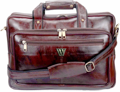 

jild world 15.6 inch Laptop Messenger Bag(Brown)