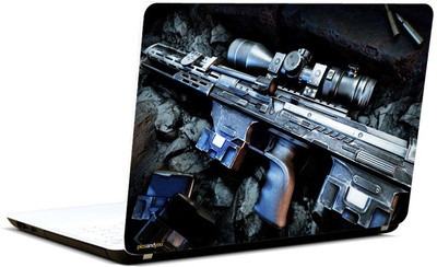 

Pics And You Superhero Themed 023 Guns Vinyl Laptop Skin (3M/Avery Bubble Free Vinyl, Matte Laminated, 15 x 10 inches)- LSHR023 Vinyl Laptop Decal 15.6