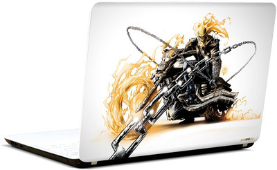 

Pics And You Superhero Themed 001 Savage Biker Vinyl Laptop Skin (3M/Avery Bubble Free Vinyl, Matte Laminated, 15 x 10 inches)- LSHR001 Vinyl Laptop Decal 15.6