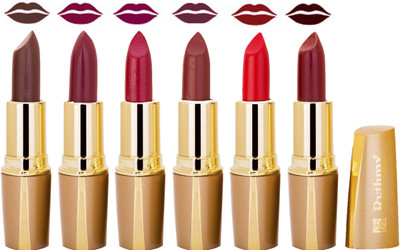 

Rythmx Creamy Shining Lipstick For Women Regular Use (Set Of 6 Pcs) 09(Caffee Brown, Metallic Coffee, Cherry Shimmar, Dark Coffee, Tomato Red, Brown, 24 g)