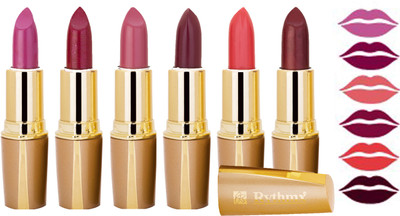 

Rythmx Creamy Shining Lipstick For Women Regular Use (Set Of 6 Pcs) 33(Purple, Cherry Shimmar, Crimsom, Metallic Coffee, Brown, Deep Orange, 24 g)