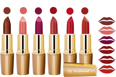

Rythmx Creamy Shining Lipstick For Women Regular Use (Set Of 6 Pcs) 30(Pecan Mauve, Brick Pink, Magenta, Cherry Red, Tomato Red, Orange Red)