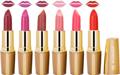 

Rythmx Creamy Shining Lipstick For Women Regular Use (Set Of 6 Pcs) 66(Dark Brown, Magenta, Cirap Brown, Peach, Rospberry, Orange)