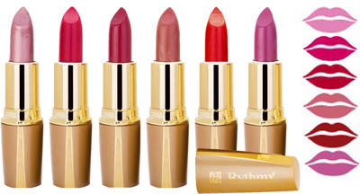 

Rythmx Creamy Shining Lipstick For Women Regular Use (Set Of 6 Pcs) 14(Lavender Pink, Magenta Pink, Plum, Sangeria, Chili Red, Purple, 24 g)