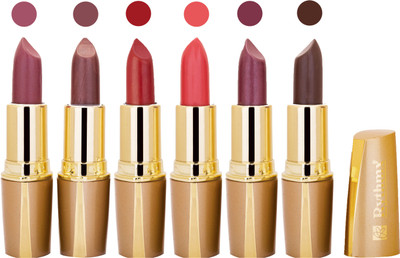 

Rythmx Creamy Shining Lipstick For Women Regular Use (Set Of 6 Pcs) 08(Caffee Brown, Light Brown, Light Brown, Mauve, Deep Orange, Chelly Red)