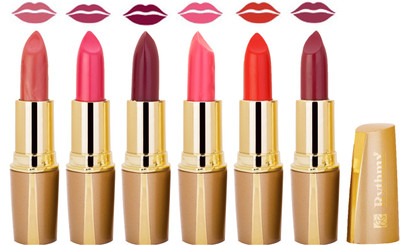 

Rythmx Creamy Shining Lipstick For Women Regular Use (Set Of 6 Pcs) 67(Sangeria, Rose, Metallic Coffee, Rospberry, Orange, Dark Brown)