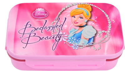 

Rishabh Brunch Small Disney 1 Containers Lunch Box(500 ml), Light pink