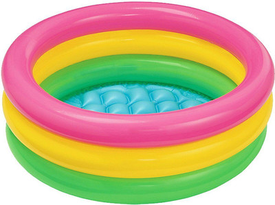 INTEX inflatable baby pool Inflatable Swimming Pool(Multicolor)