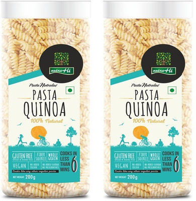 

NutraHi Quinoa Gluten Free Pasta Pack of 2 - 200g Each Fusilli Pasta(400 g)