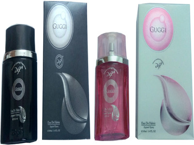 

DSP GUGGI BLACK PERFUME 100 ML +GUGGI PINK PERFUME 100 ML Eau de Parfum - 100 ml(For Men & Women)