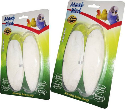 

Shivi Pets Maxi Bird CuttleFish Bone (15cm) Twin Pack | 100% Natural | Calcium | Mineral | 98 g Dry Bird Food