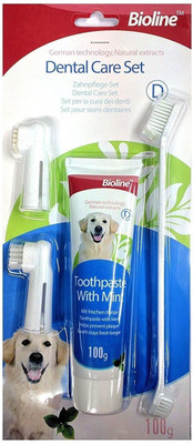 

Goofy Tails Bioline Toothbrush Set For Dogs & Cats Pet Toothbrush(Dog & Cat)