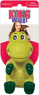 

Kong Wiggi Alligator Squeaky Dog Toy (Large) Fiber Squeaky Toy For Dog