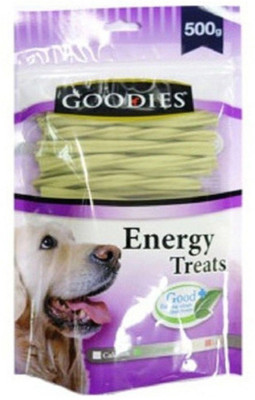 

Goofy Tails Goodies Chlorophyll Twisted Energy Dog Treats (500gm) Vegetable Dog Treat(500 g)