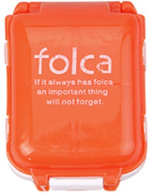 

Magnusdeal 7 Weekly 7 Day Travel Pill Box Case and Vitamin Organizer Tablet Pill Sorter Organizer Plastic Medicine Box Holder Container 8 Pill Compartment Box Pill Box(Orange)