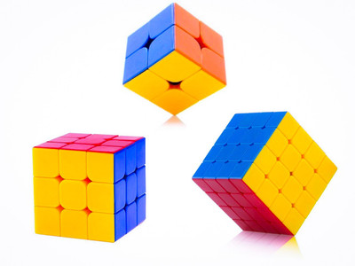 

D ETERNAL Rubiks rubix cube combo of 2x2 3x3 4x4 cube high speed stickerless magic rubic cube Brainstorming Puzzle Cube combo 3 Game Toy (3 Pieces)(3 Pieces)