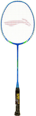 

Li-Ning US-960 Ultra Strong High-Tension Graphite White, Blue Strung Badminton Racquet(S2, 84 g), Blue;white