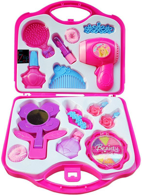 

Baby Tintin Makeup Toy with Mirror Hairdryer and Styling Accessories For Girls