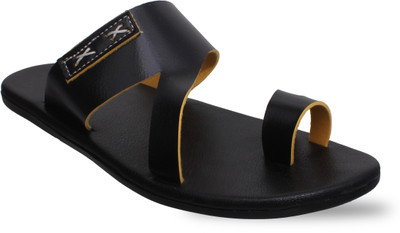

Footfit Men Black Sandals