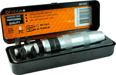 

INDURO IBD-0106 Impact Screwdriver Set(Pack of 6), Chrome finish