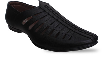 

Footfit Sandal Slip On For Men(Black