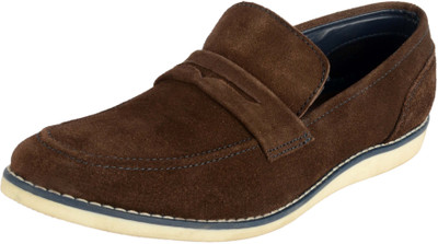 

Goosebird Men's Leather Casuals For Men(Brown