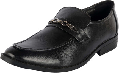 

Goosebird Men's Best Look Office & Collage Dress Shoes Slip On For Men(Black