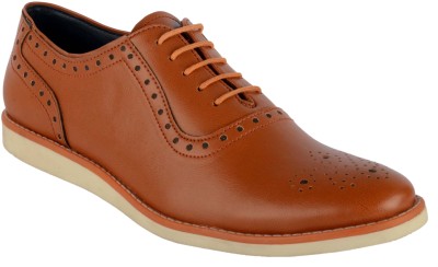 

Goosebird Men's Leather Casuals For Men(Tan