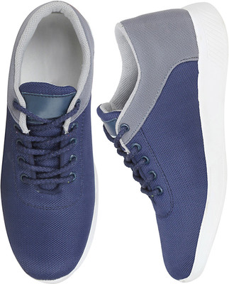 

MOU Double Shade Sporty Casuals Running Shoes For Men(Navy, White, Red