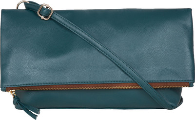 

Bagsy Malone Women Green PU Sling Bag