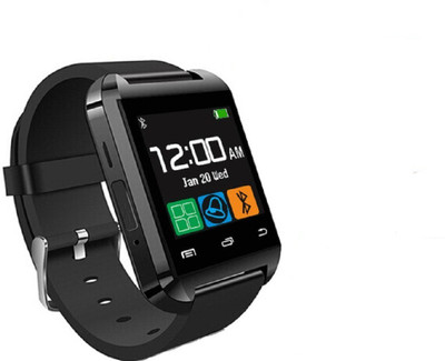 

KUKSHYA U8 Smart Watch Smartwatch(Black Strap Regular)