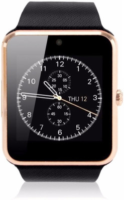 

Gentle E Kart A1 Camera Bluetooth Smartwatch(Gold Strap Regular)