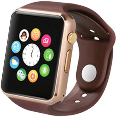 

Gentle E Kart Calling With SD Card Slot Feature Touch Smartwatch(Gold Strap Regular)