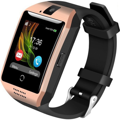 

Life Like Q18 BLUETOOTH WITH SIM & SD CARD SLOT Smartwatch(Black Strap REGULAR)