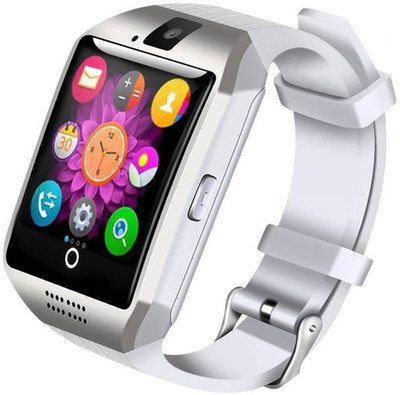 

Life Like Q18 BLUETOOTH WITH SIM & TF CARD SLOT Smartwatch(White Strap L)