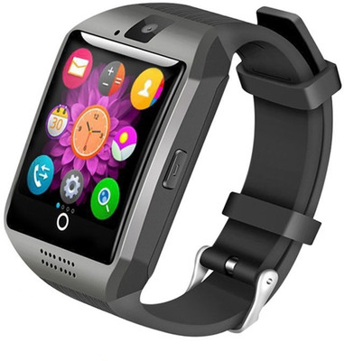 

Life Like Q18 BLUETOOTH WITH SIM & TF CARD SLOT Smartwatch(Black Strap L)