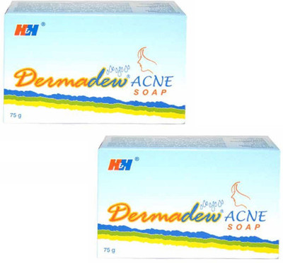 

H&H Dermadew Acne soap pack of 2(75 g, Pack of 2)