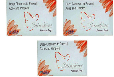 

cadila Skinshine Soap pack of 3(75 g, Pack of 3)