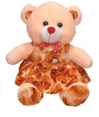 

Fun & Joy Cute & Amazing Teddy Bear ( Special Design For Girls ) - 50 cm(Cream, Brown), Brown;cream