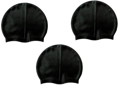 

RIGHTWAY FITNESS Swimming Cap (Multicolor, Pack of 3) Swimming Cap(Black, Pack of 3)