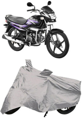Gali Bazar Two Wheeler Cover for Hero(Super Splendor, Silver)