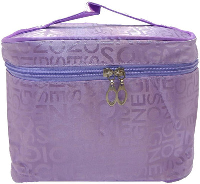 

RK Brands Designer Folding Portable Fire Purple Multiple Compartments Travel Makeup Vanity Box(Fire Purple)