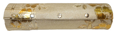 

RK Brands Metal Round detachable partitions Bangle Box Keeping Bangles & other makeup items Vanity Box(Golden)