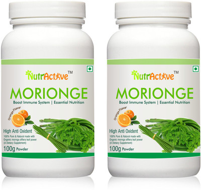 

NutrActive Morionge, Organic Moringa Olifera Leaf Powder - 100 gm(200 g)