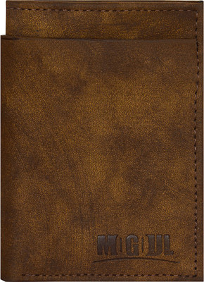 

Mogoul Men Brown Genuine Leather Wallet(9 Card Slots), Brwnpuw201809