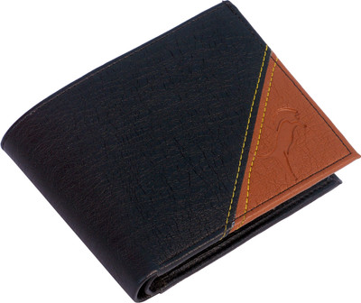 

wild edge Boys Casual Black, Tan Artificial Leather Money Clip(6 Card Slots)