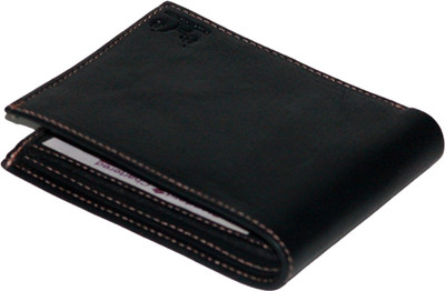 

byb buyyourbest.com Men Black Genuine Leather Wallet(6 Card Slots)