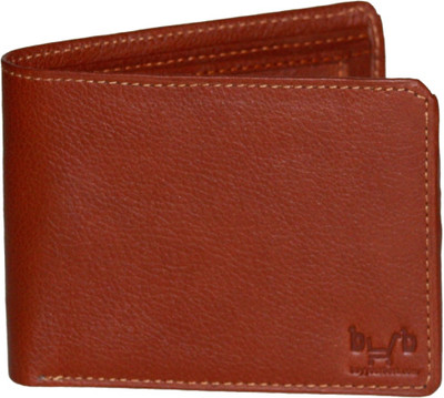 

byb buyyourbest.com Men Brown Genuine Leather Wallet(5 Card Slots)