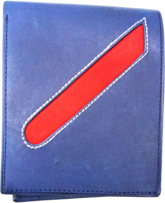 

Wmwetech Men Blue, Red Genuine Leather Wallet(6 Card Slots)